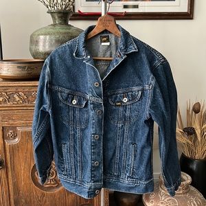 VINTAGE Lee Dark Wash Denim Jacket